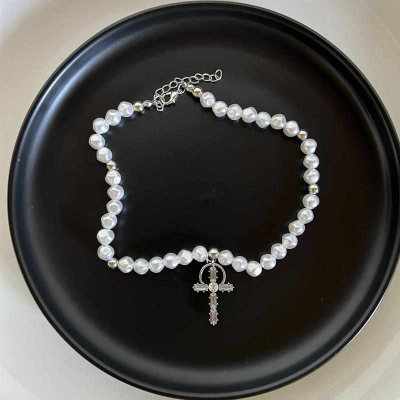 Винтажное ожерелье-чокер с жемчугом, любовью, бабочкой, пауком, ожерелье для мужчин и женщин, готическое ожерелье в стиле хип-хоп с крестом и луной, длинные ювелирные изделия на Хэллоуин