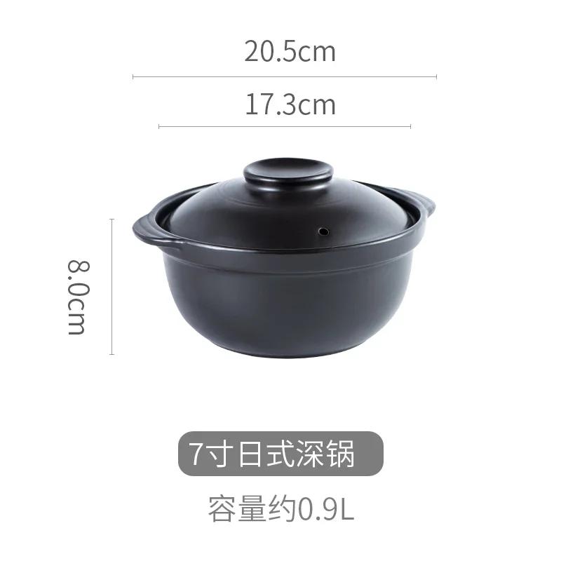 Korean Pot Casserole Pottery  Soup Pot Steamed Rice Braised Chicken Rice and Heat Resistant  Claypot Rice Gas Claypot