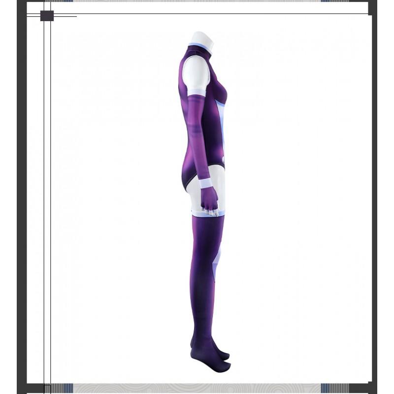 Teen Titans Starfire Cosplay Jumpsuit Halloween Party Costume Women Men
