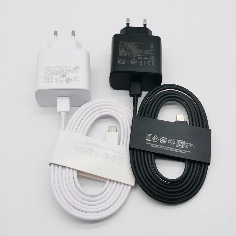 45w Charger Super Fast Charge Adapter 1.8M Type C For Galaxy S24 S23 S22 S21 S20 Note 20 Ultra 10 Z Flip Fold 6 5 4 3 2