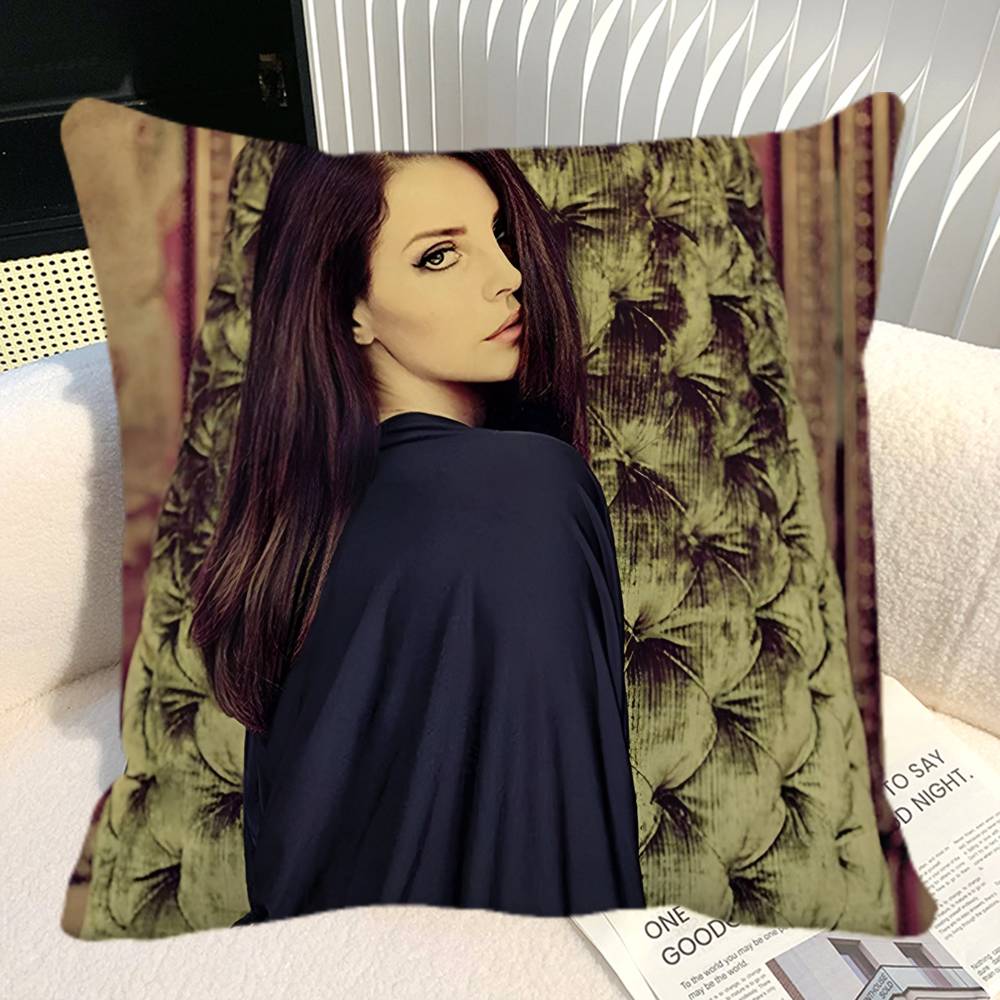 Скандинавская Винтажная Эстетика Чехол на Подушку Lana Del Rey Квадратная Подушка Спальня Диван Отдых Комфортная Подушка Автомобиль Домашний Декор