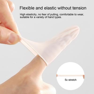 100 шт. напальчников гигиенические толстые резиновые рабочие тату напальчники для выдавливания прыщей