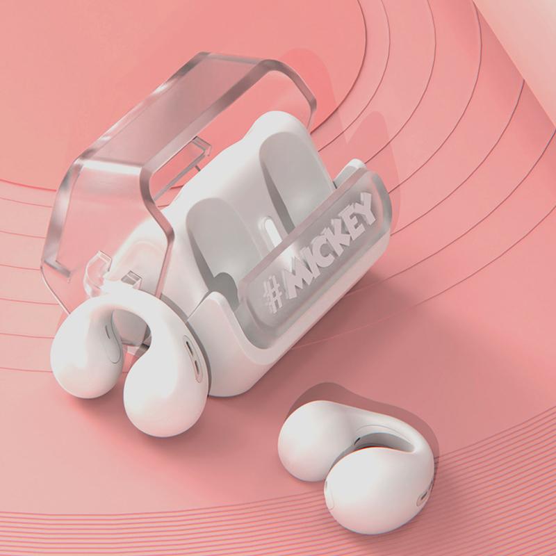 VAORLO Беспроводные наушники с шумоподавлением Ture, Hi-Fi сабвуфер, стереомузыка, наушники-клипсы, безболезненное ношение, гарнитура для всех смартфонов