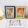 Magnetic Kids Artwork Frame with Elastic Band Front Opening Living Room Gallery Wall Hanging Children Painting Drawing Art Photo Picture Display Frame