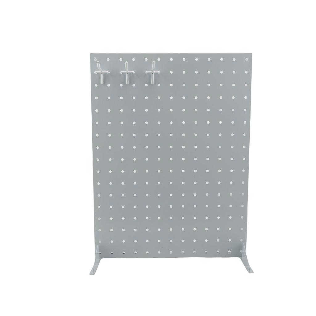 Metal Pegboard Kit 2 Panels Heavy Duty Pegboard Wall   Garage Tool Storage with Hooks