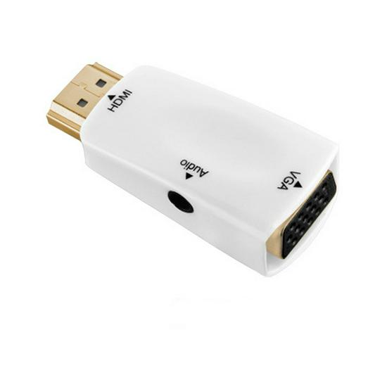 Конвертер HDMI в VGA высокой четкости 1080P для компьютера и проектора