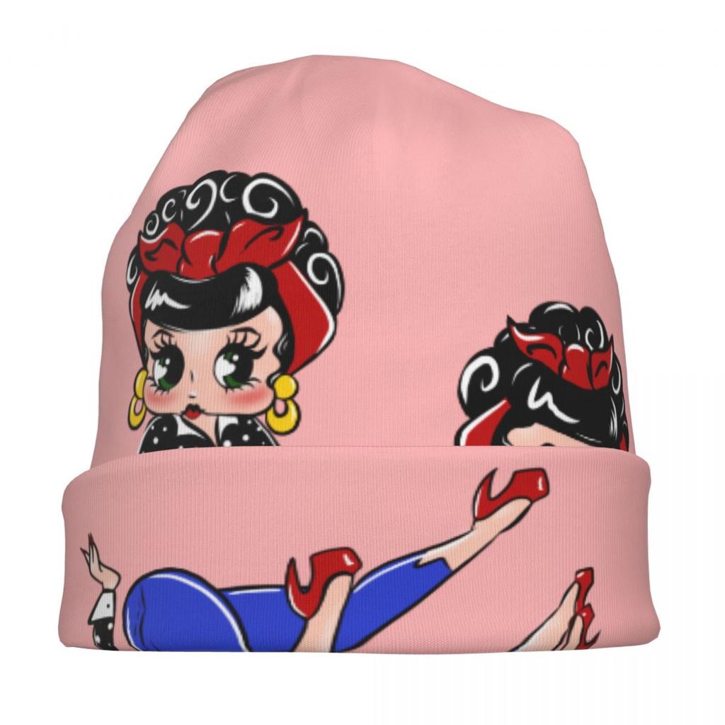 Шапки-бини с героями мультфильмов «Миссис Буп», женские шапки-бини Bettys, Новое поступление, винтажные шапки с героями мультфильмов