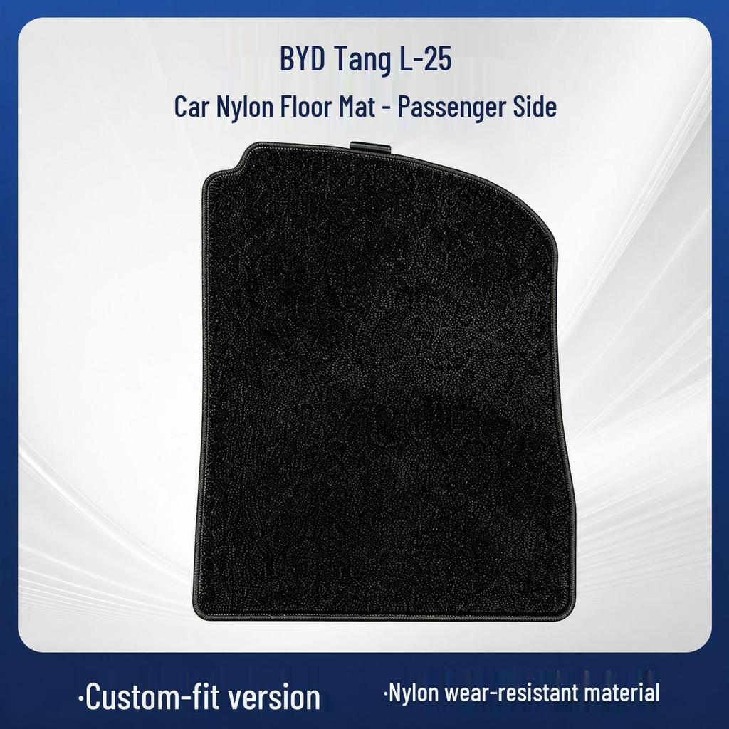 Черные велюровые напольные коврики из нейлона для модели BYD Tang L-25