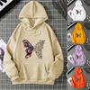 2025 Loose Plus Sweater Women's Printing Trendy Versatile Letter Loose Hooded Top