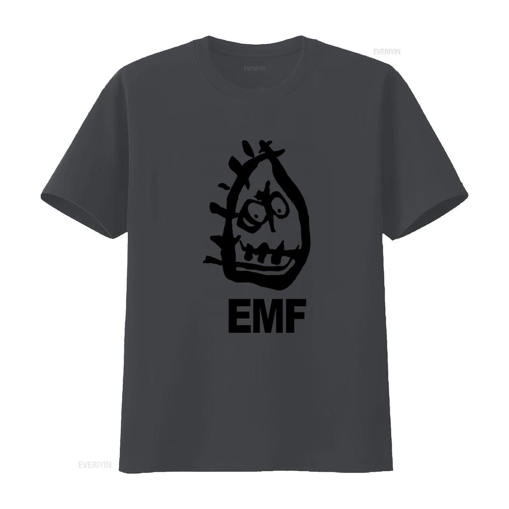 Редкая футболка с принтом концертного тура альтернативной рок-группы EMF винтажная стираная Унисекс Удобная уличная одежда Универсальная