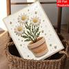 Pearl Painting Art Handmade Daisy Flower Pot DIY Pearl Decoration Painting