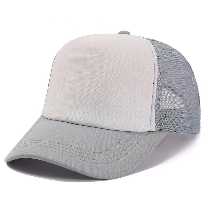 Шляпа Мужская Весна Лето Корейская Версия Модная Мужская Легкая Сетчатая Кепка-Бейсболка Модная Кепка-Бейсболка Универсальная Кепка Тракер Однотонная Женская