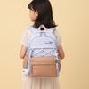 Oxford Fabric Kids School Backpack With Letter Pattern For First Grade Students
