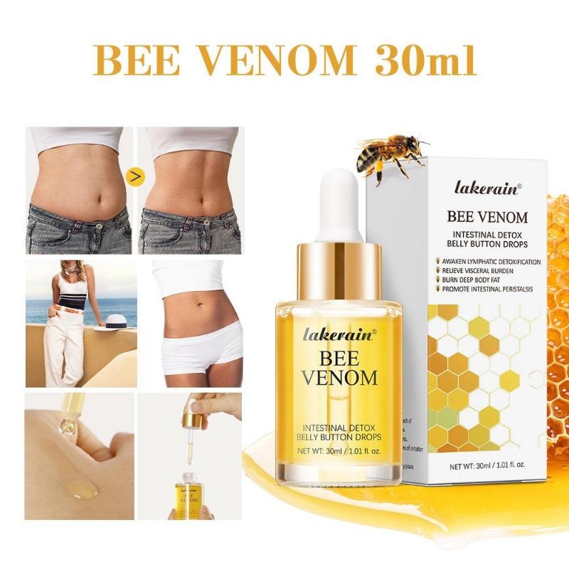 Bee Venom Drops Essence 30ml Slimming And Slimming Apply Bee Venom Essence To Belly Button