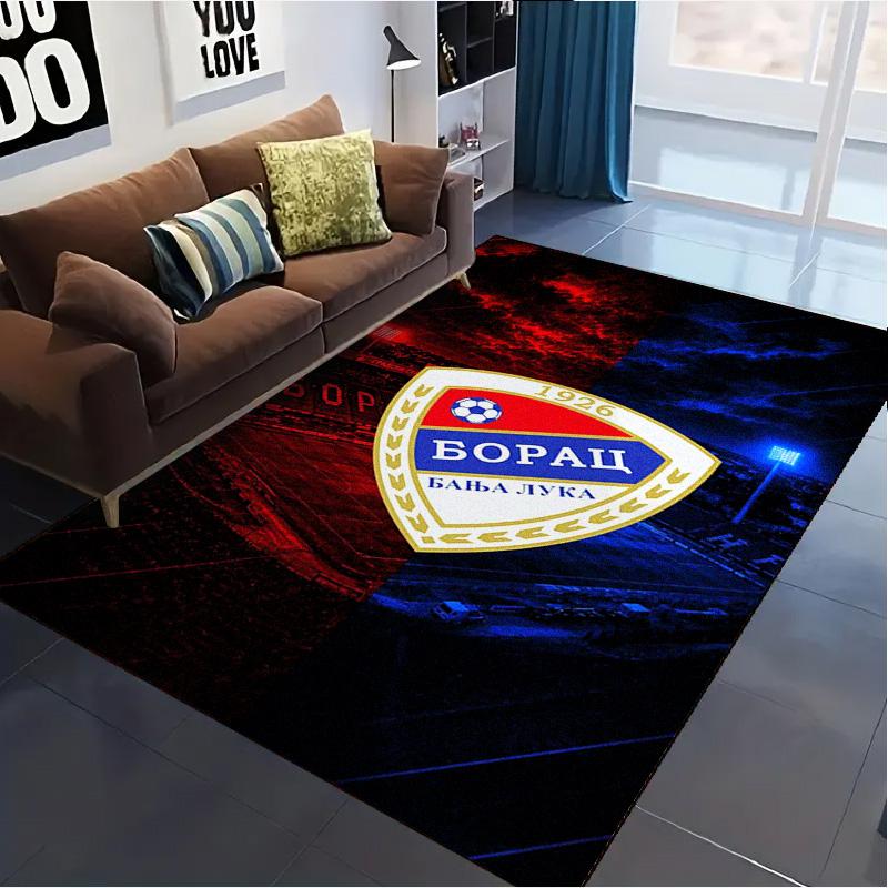 Borac Banja Luka Carpet Rug for Living Room Bedroom Home Sofa Decoration,Kids play Non-slip Floor Mat