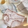 Lady Spring and Autumn Bear Cute Delicate Stripe All Kinds of Comfortable Cotton Antibacterial Crotch Underwear
