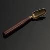 1 шт., чайная ложка, чайная ложка из черного дерева, твердая древесина, ретро, ​​креативная чайная лопатка, чайная лопатка Kongfu, аксессуары для чайной церемонии, подарок