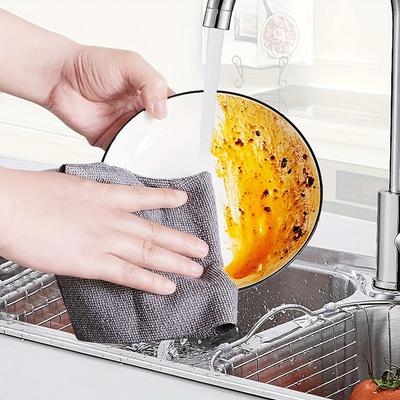 Салфетки для ленивой уборки в рулоне, отрывные: Многоразовая салфетка, устойчивая к жирным пятнам, для чистки посуды и поверхностей на кухне