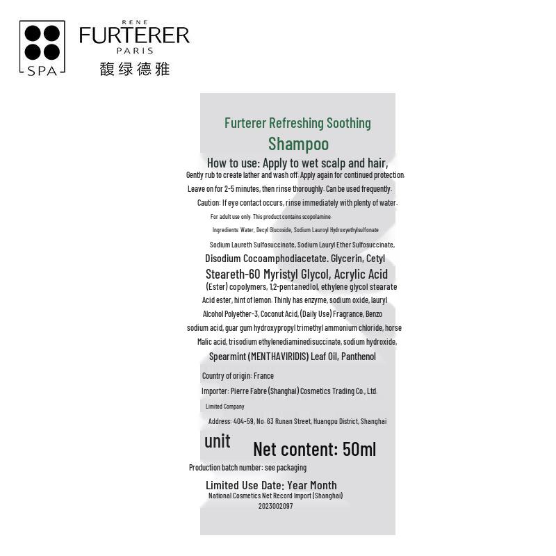 René Furterer Fortifying Anti-Hair Loss & Soothing Shampoo Duo Pack