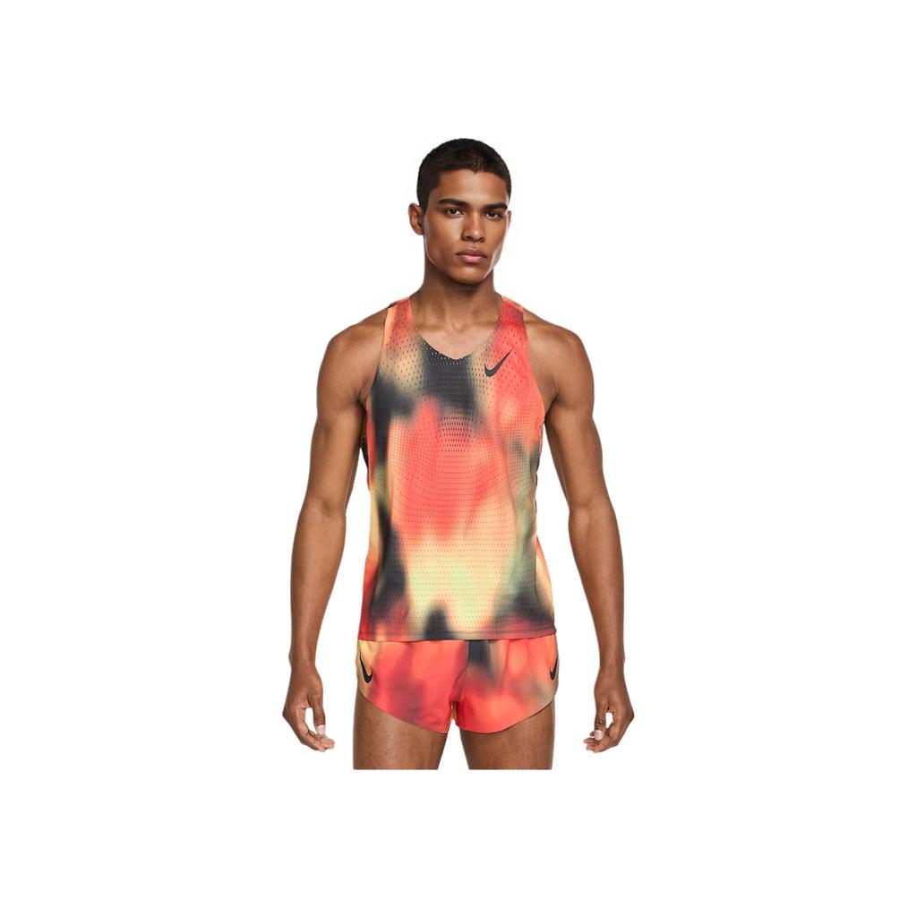 Nike Aeroswift Dri-Fit Adv Удобный повседневный жилет без рукавов для мужчин, топы светло-лимонно-желтого цвета, светло-темно-красного цвета, черного цвета HJ3380-736