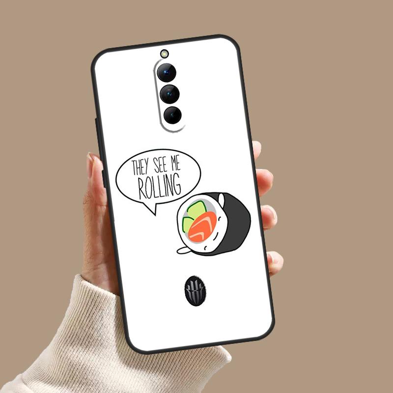 Чехол для телефона ZTE Nubia Red Magic 10 10S 9S 8S 8 9 11 Pro Plus 6 7 6S 7S Pro 5G 6R 10 Air с рисунком суши