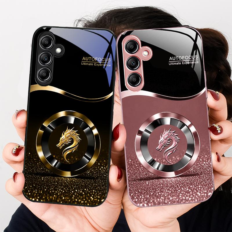 Фиолетовый новый дракон Для Samsung A20 30 22 23 24 25 26 31 32 33 34 35 42 50 51 52 53 54 55 56 70 71 72 73 стеклянный чехол для телефона