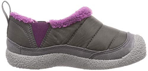 KEEN Kids' HOWSER II Sneakers (Sizes 11.5-23.5cm) (Previous Model) HOWSER II Steel Grey/Wood Violet, Size 13.5cm
