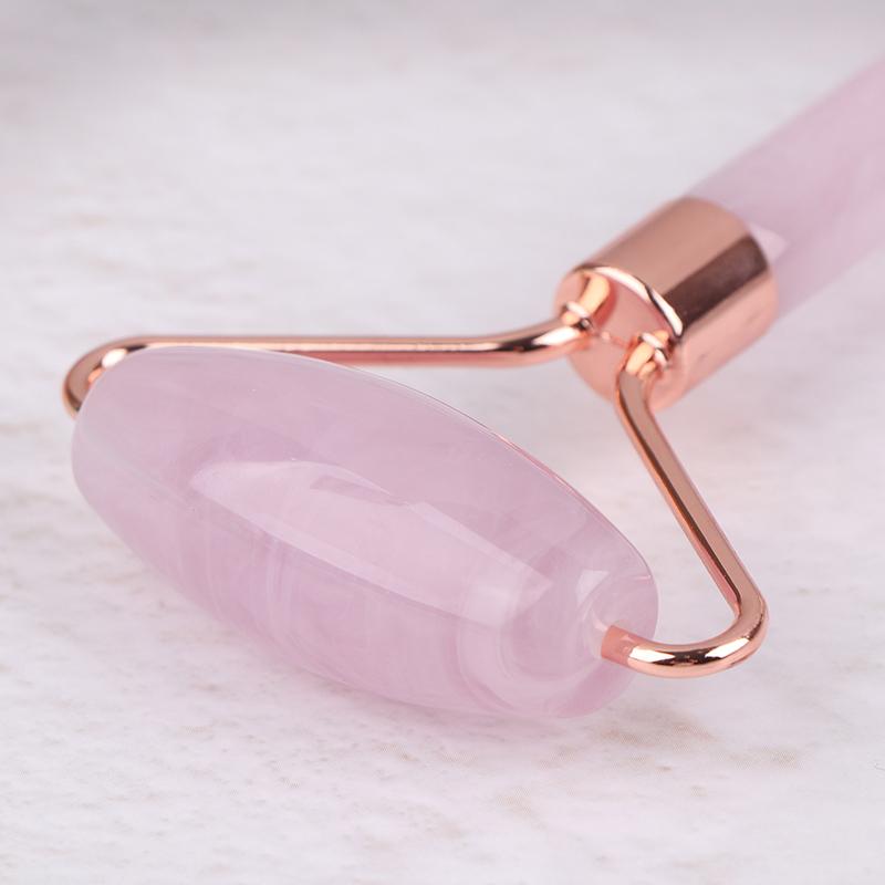 2 шт. Массажер для лица и шеи, роликовый резиновый скребок для красоты, двухсторонняя массажная палочка для разблокировки и расслабления, не розовый нефрит