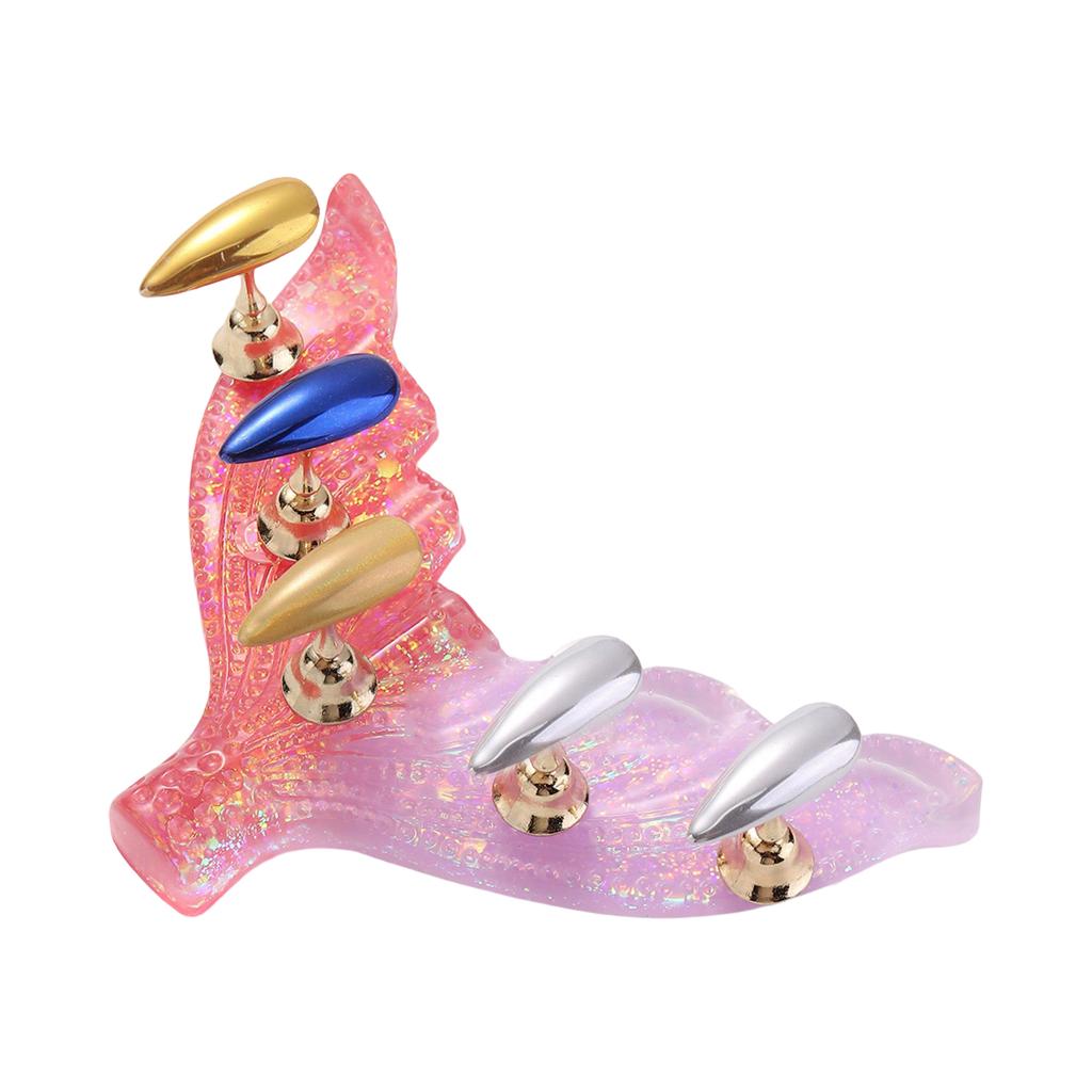 Подставки для практики акрилового нейл-арта, магнитные держатели для типсов, учебные стенды для демонстрации ногтей, держатели для ногтей своими руками