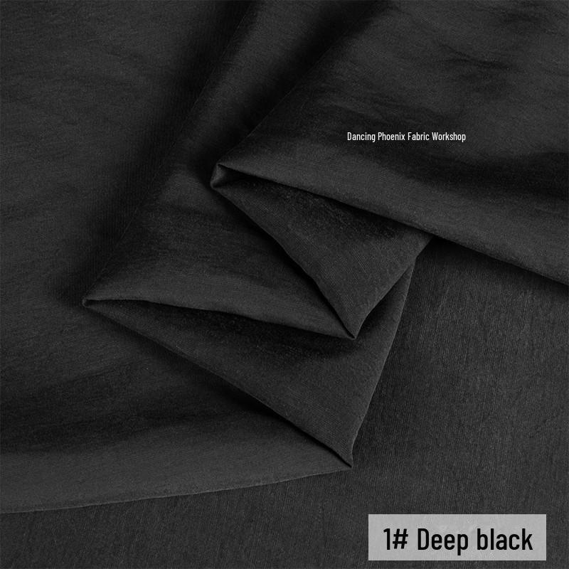 Ретро-песочная матовая медно-аммиачная шелковая ткань - неэластичный материал для верха/юбки Hazy Frost