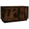 VidaXL Meuble TV chêne fumé 80x35x45 cm bois d'ingénierie 819857
