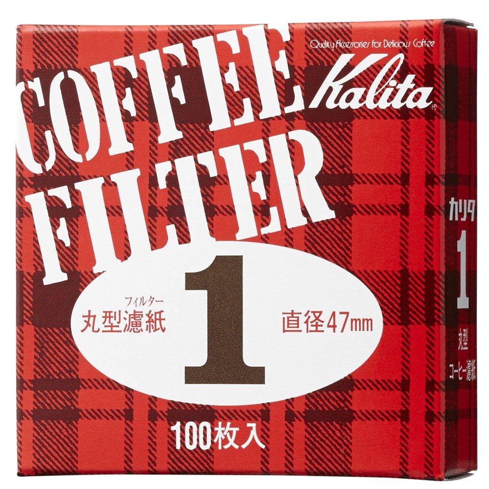 Фильтр из кофейной бумаги Kalita для раскрытия вкуса Mocha Express, круглый фильтр, бумажный, 1 100 листов, диаметр 47 мм, белый, стильный, для кемпинга и отдыха на природе