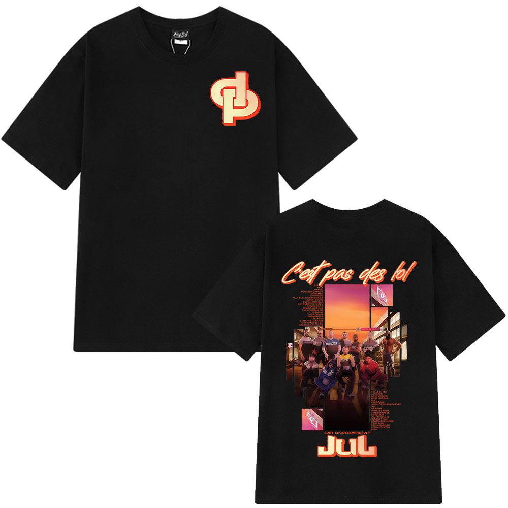 Rapper Jul Graphic Vintage Tshirt Unisex Women Fashion Hiphop Cotton T Shirt Summer Shortsleeved Casual Comfortable