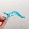 Large Wild Seamless Matte Girls Candy Color Face Wash Hairpin Hair Claw Plastic Duckbill Clip