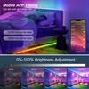 Умная светодиодная лента USB RGB с управлением через приложение, синхронизацией с музыкой, изменением цвета, диммированием. Для подсветки телевизора, гостиной, вечеринки, декора.