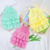 New Pet Clothes Spring and Summer Dog New Skirt Dog Clothing Teddy Small Dog Skirt Candy-colored Layered Skirt