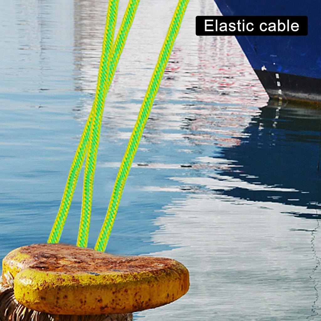 Adjustable Elastic Kayak Rod Lanyard Canoe Paddle Leashes Fishing Rod Leashes Safety Rope Carabiner Rowing Boats Accessories