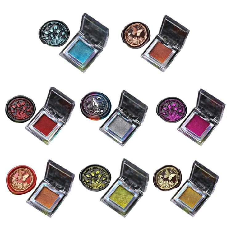 Блестящая восковая краска для сургучной печати, металлический блеск, восковая отделка для сургучной печати, декоративный конверт, подарочная упаковка