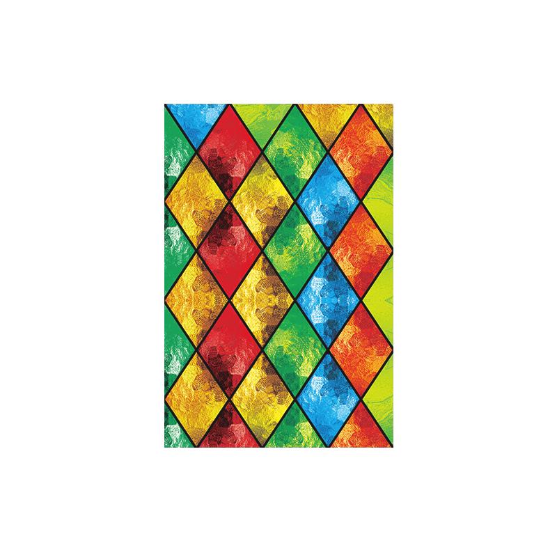 Индивидуальные цветные наклейки на стекло в европейском стиле для церкви, матовая оконная пленка, антибликовые наклейки на окна в ванной комнате, бумага