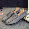 Мужские повседневные туфли Frosted Breathable Slip-On 2024 года — корейский стиль