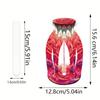 Алмазная мозаика Ваза с цветами 5D DIY Алмазная живопись Настольное украшение Ваза для цветов для домашнего офиса
