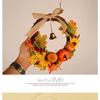 Thanksgiving Autumn Garland Harvest Festival Bell Maple Leaf Pumpkin Door Window Christmas Decoratio
