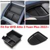 Для BYD Atto 3 Yuan Plus 2024 Контейнер-поддон для хранения в центральном подлокотнике Аксессуары для интерьера