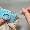Линейка-шаблон для краевого шва, линейка для шитья с фиксатором, 3D-печатная линейка для припусков на шов, линейка-направляющая для большого пальца для точного подгиба, квилтинга, пэчворка, вышивки, DIY, ткань
