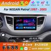 Bluetooth WiFi GPS Navigation Android 14 for NISSAN Patrol 1997 - 2005 Touch Screen Car Radio Multimedia Player 4G DSP Stereo