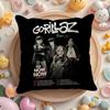 Группа Cool G-Gorillaz Наволочка Лен Органическая Ткань Двусторонняя Печать Дышащая Наволочка Диван Домашний Декор Подарок