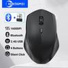 2.4GHz Wireless Mouse Ergonomic Bluetooth 5.2 Mice 1600DPI Rechargeable Silent Mouse for MacBook Tablet Computer Laptop PC