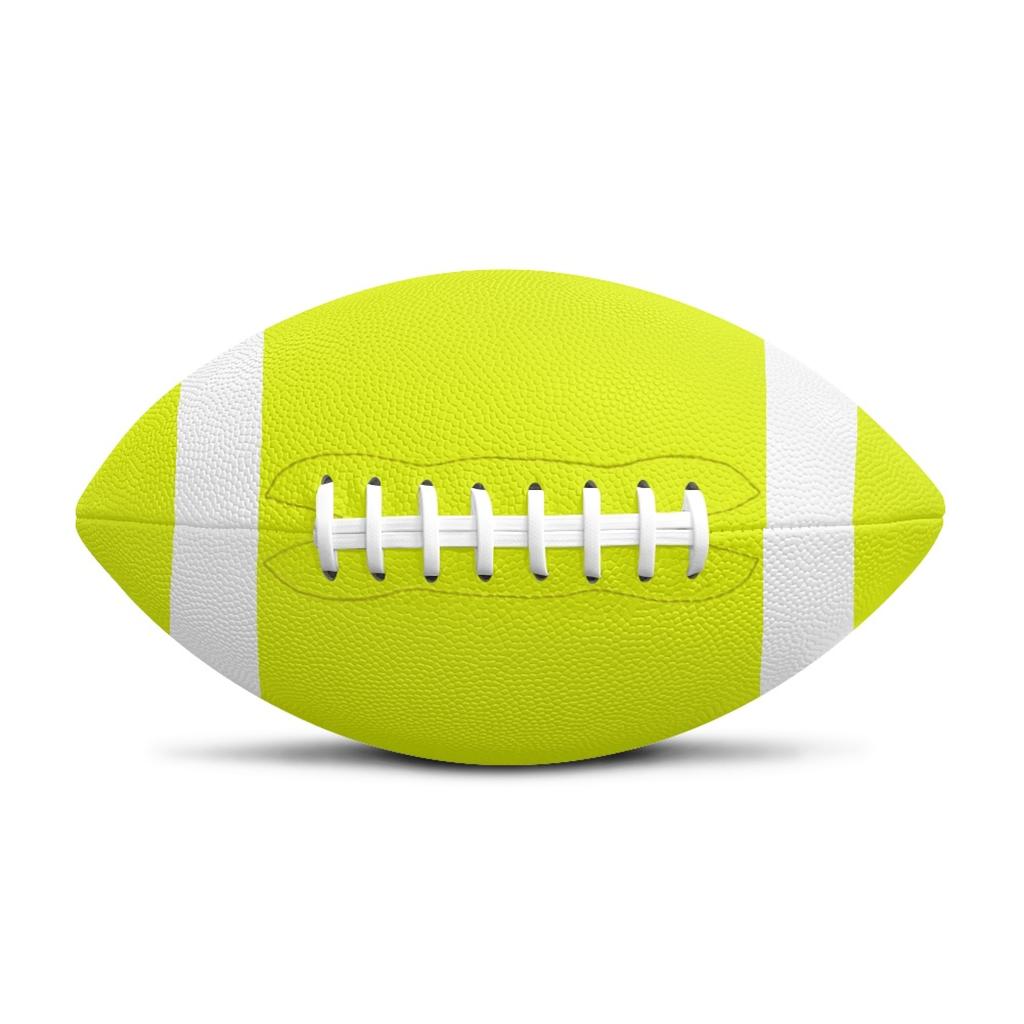 Цветной американский футбол регби нескользящий кожаный резиновый взрослый молодежный спортивный мяч тренировочный игровой индивидуальный узор цветной регбийный мяч