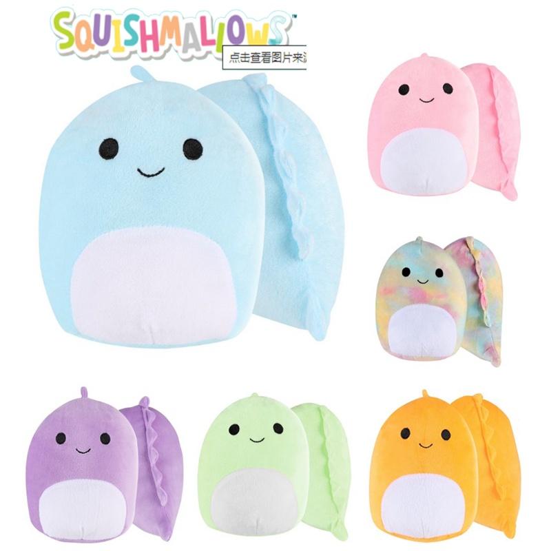 Плюшевая игрушка Squishmallow Динозавр Мягкая набивная кукла Животное Детский рождественский подарок на день рождения Собери их всех!