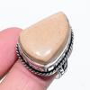 Natural Picture Jasper Gemstone Handmade 925 Sterling Silver Ring Size 9 v1S26
